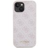 Guess GUHCP15MG4GFPI iPhone 15 Plus / 14 Plus 6.7 różowy/pink hard case 4G Metal Gold Logo