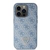 Guess GUHCP14XP4TDSCPB iPhone 14 Pro Max 6.7 niebieski/blue hardcase Crossbody 4G Metal Logo
