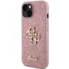 Guess GUHCP15MHG4SGP iPhone 15 Plus / 14 Plus 6.7 różowy/pink hardcase Glitter Script Big 4G