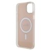 Guess GUHMP15SHITSP iPhone 15 / 14 / 13 6.1 różowy/pink hardcase IML Iridescent MagSafe