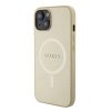 Guess GUHMP15MPSAHMCB iPhone 15 Plus / 14 Plus 6.7 złoty/gold hardcase Saffiano MagSafe