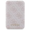 Zestaw Guess GUBPM5P15S4GEMGP iPhone15 6.1 hardcase + Powerbank 5000mAh MagSafe różowy/pink 4G Metal Logo