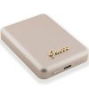 Guess Powerbank indukcyjny 5WGUPBM3ALGSGD 3000mAh złoty/gold MagSafe Metal Script Logo