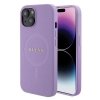 Guess GUHMP15SPSAHMCU iPhone 15 / 14 / 13 6.1 fioletowy/purple hardcase Saffiano MagSafe