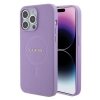 Guess GUHMP15XPSAHMCU iPhone 15 Pro Max 6.7 fioletowy/purple hardcase Saffiano MagSafe
