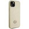 Guess GUHCP15SPS4DGPD iPhone 15 / 14 / 13 6.1 złoty/gold hardcase Leather 4G Metal Logo Strass