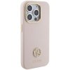 Guess GUHCP15LM4DGPP iPhone 15 Pro 6.1 jasnoróżowy/pink hardcase Silicone Logo Strass 4G