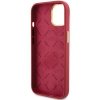 Guess GUHCP15SSMBSLM iPhone 15 / 14 / 13 6.1 magenta hardcase Silicone Script Metal Logo & Frame