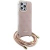 Guess GUHCP15XHC4SEP iPhone 15 Pro Max6.7 różowy/pink hardcase Crossbody Cord 4G Print