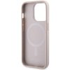 Guess GUHMP15LP4RPSP iPhone 15 Pro 6.1 różowy/pink hardcase 4G Printed Stripes MagSafe