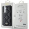 Guess GUHCS23FEPSQSQSK S23 FE S711czarny/black hardcase Quilted Metal Logo