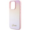 Guess GUHCP14XPSAIRSP iPhone 14 Pro Max 6.7 różowy/pink hardcase Saffiano Iridescent Script