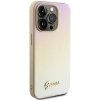 Guess GUHCP14LPSAIRSD iPhone 14 Pro 6.1 złoty/gold hardcase Saffiano Iridescent Script