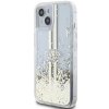 Guess GUHCP15MLFCSEGT iPhone 15 Plus / 14 Plus 6.7 transparent hardcase Liquid Glitter Gold Stripes