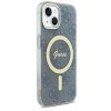 Guess GUHMP15SH4STB iPhone 15 / 14 / 13 6.1 niebieski/blue hardcase IML 4G MagSafe