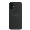 Guess GUHMP16MPGHSMMK iPhone 16 Plus 6.7 czarny/black hardcase Grained Ring MagSafe