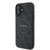Guess GUHMP16MG4GFRK iPhone 16 Plus 6.7 czarny/black hardcase 4G Ring Classic Logo MagSafe