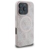 Guess GUHMP16XG4GFRP iPhone 16 Pro Max 6.9 różowy/pink hardcase 4G Ring Classic Logo MagSafe