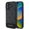 Guess GUHCP16MG4GLGR iPhone 16 Plus 6.7 szary/grey hardcase 4G Bottom Stripe
