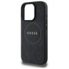 Guess GUHMP16LPSAPSMEK iPhone 16 Pro 6.3 czarny/black hardcase Saffiano Peony Classic Logo MagSafe
