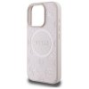 Guess GUHMP16XPSAPSMEP iPhone 16 Pro Max 6.9 różowy/pink hardcase Saffiano Peony Classic Logo MagSafe
