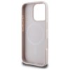 Guess GUHMP16XPSAPSMEP iPhone 16 Pro Max 6.9 różowy/pink hardcase Saffiano Peony Classic Logo MagSafe