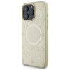 Guess GUHMP16XPSAPSMED iPhone 16 Pro Max 6.9 złoty/gold hardcase Saffiano Peony Classic Logo MagSafe