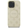 Guess GUHMP16XPSAPSMED iPhone 16 Pro Max 6.9 złoty/gold hardcase Saffiano Peony Classic Logo MagSafe