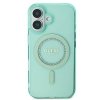 Guess GUHMP16SPFTDTEN iPhone 16 6.1 zielony/green hardcase IML Rhinestones MagSafe