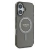 Guess GUHMP16SHFGEREK iPhone 16 6.1 czarny/black hardcase IML Glitter Circle MagSafe