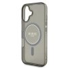 Guess GUHMP16SHFGEREK iPhone 16 6.1 czarny/black hardcase IML Glitter Circle MagSafe