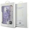 Guess GUHMP16XHFWBRCESU iPhone 16 ProMax 6.9 fioletowy/purple hardcase IML Flowers With Pearl Strap MagSafe