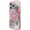 Guess GUHMP16XHFWBDCEP iPhone 16 Pro Max6.9 różowy/pink hardcase IML Flower & Tonal Circle MagSafe