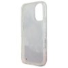 Guess GUHMP16SLFMWTP iPhone 166.1 różowy/pink hardcase Liquid Glitter Flower MagSafe