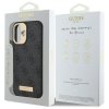 Guess GUHMP16SU4GPRK iPhone 16 6.1 czarny/black hardcase 4G Logo Plate MagSafe