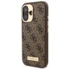 Guess GUHMP16MU4GPRW iPhone 16 Plus 6.7 brązowy/brown hardcase 4G Logo Plate MagSafe
