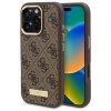 Guess GUHMP16LU4GPRW iPhone 16 Pro6.3 brązowy/brown hardcase 4G Logo Plate MagSafe