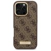 Guess GUHMP16LU4GPRW iPhone 16 Pro6.3 brązowy/brown hardcase 4G Logo Plate MagSafe