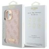 Guess GUHMP16SU4GPRP iPhone 16 6.1 różowy/pink hardcase 4G Logo Plate MagSafe