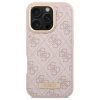 Guess GUHMP16XU4GPRP iPhone 16 Pro Max 6.9 różowy/pink hardcase 4G Logo Plate MagSafe