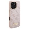 Guess GUHMP16XU4GPRP iPhone 16 Pro Max 6.9 różowy/pink hardcase 4G Logo Plate MagSafe