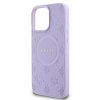 Guess GUHMP16LPSAPSMEU iPhone 16 Pro6.3 fioletowy/purple hardcase Saffiano Peony Classic Logo MagSafe