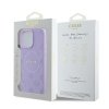 Guess GUHMP16LPSAPSMEU iPhone 16 Pro6.3 fioletowy/purple hardcase Saffiano Peony Classic Logo MagSafe