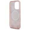 Guess GUHMP16LH4PYEEP iPhone 16 Pro 6.3 różowy/pink hardcase IML Peony On 4G Background MagSafe