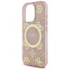 Guess GUHMP16XH4PYEEP iPhone 16 Pro Max  6.9 różowy/pink hardcase IML Peony On 4G Background MagSafe