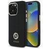 Guess GUHCP16LM4DGPK iPhone 16 Pro 6.3  czarny/black hardcase Silicone Logo Strass 4G