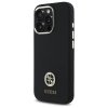 Guess GUHCP16LM4DGPK iPhone 16 Pro 6.3  czarny/black hardcase Silicone Logo Strass 4G