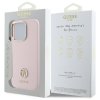 Guess GUHCP16XM4DGPP iPhone 16 Pro Max   6.9 jasnoróżowy/pink hardcase Silicone Logo Strass 4G