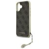 Guess GUHCP16SGF4GBR iPhone 16 6.1      brązowy/brown hardcase 4G Charms Collection