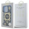 Guess GUHMP16XH4PYEEB iPhone 16 Pro Max  6.9 niebieski/blue hardcase IML Peony On 4G Background MagSafe